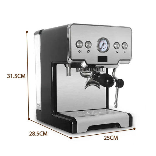 ITOP 15 Bar Italian Semi-Automatic Coffee Maker Cappuccino Milk Bubble Maker Espresso Coffee Machine for Home Latte IT-CRM3605