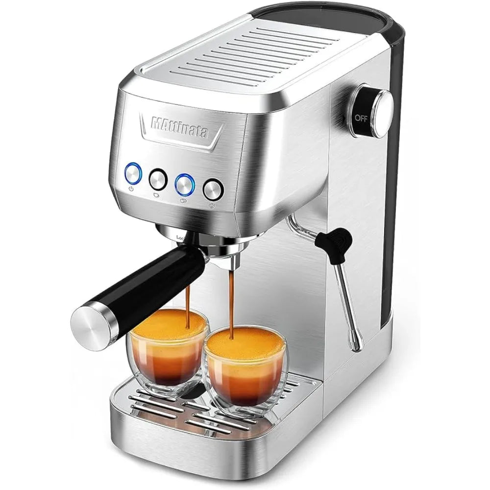 Espresso Coffee Machine with Milk Frother Steam Wand