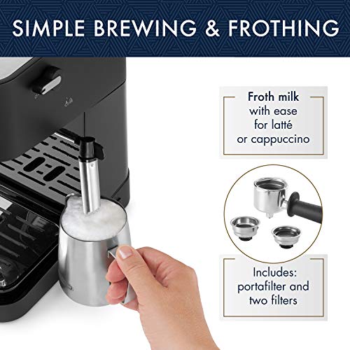 Maestri House Milk Frother, Variable Temp and Froth Thickness Milk Frother  and Steamer, 21OZ/600ML Smart Touch Control Milk Warmer, Dishwasher Safe,  Memory Function for Latte Cappuccino, Hot Chocolate 